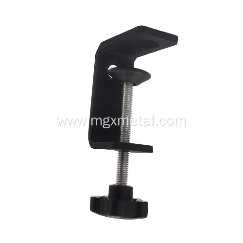 Metal Table Clamp Metal Steel Table Desk Clamp For Gooseneck Pipe Manufactory
